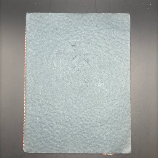 WW2 original artifact – German NSRL Sports Certificate – interior detail