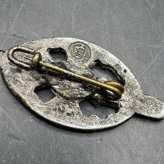 WW2 original artifact – NSKOV membership badge – interior detail
