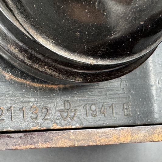 WW2 original artifact – Working German Field Telephone (FF33) 1941 – interior detail