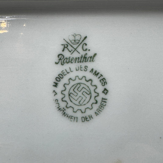 WW2 original artifact – Meat platter DAF – interior detail