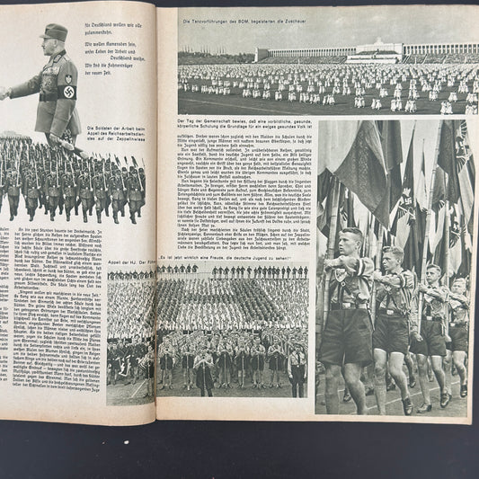 WW2 original artifact – Frauen Warte October 1939 – interior detail