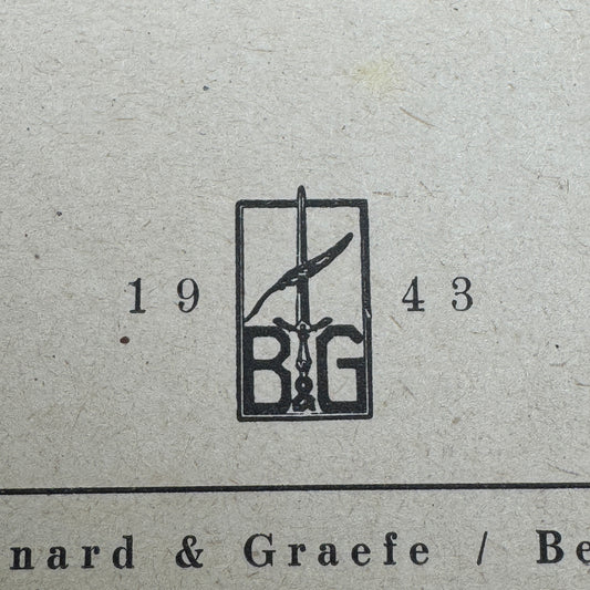 WW2 original artifact – Der Feldkochunteroffizier 1943 – interior detail