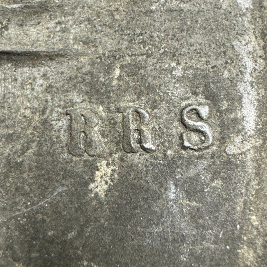 WW2 original artifact – Panzerkampfabzeichen Rudolf Richter Schlag RRS – interior detail