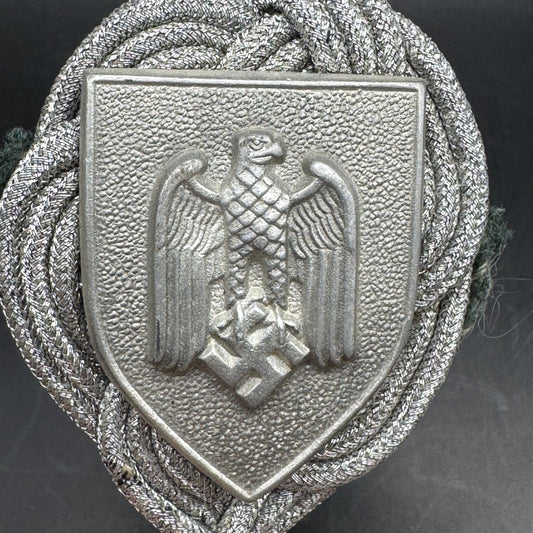 WW2 original artifact – Wehrmacht (Heer) Schützenschnur – interior detail