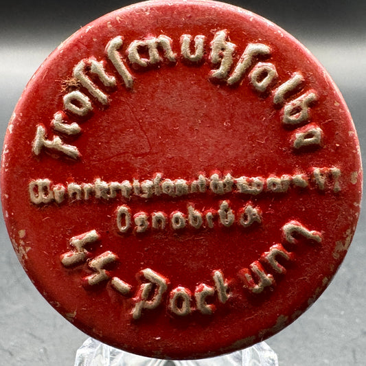 WW2 original artifact – SS Packung Frostschutzsalbe – interior detail