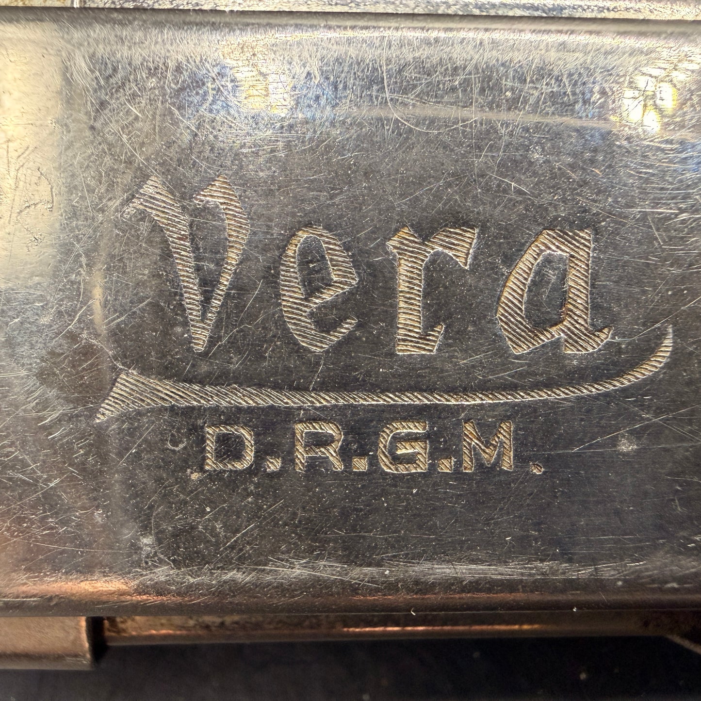 WW2 original artifact – Original German WWII Medical Sterilizer D.R.G.M – interior page