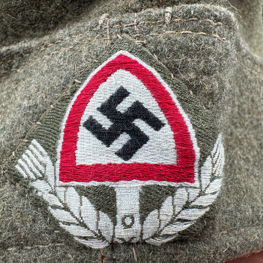 WW2 original artifact – RAD EM/NCO's overseas cap – interior detail