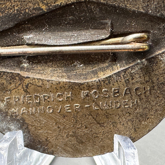 WW2 original artifact – Tag der Arbeit 1937 Friedrich Hosbach – interior detail