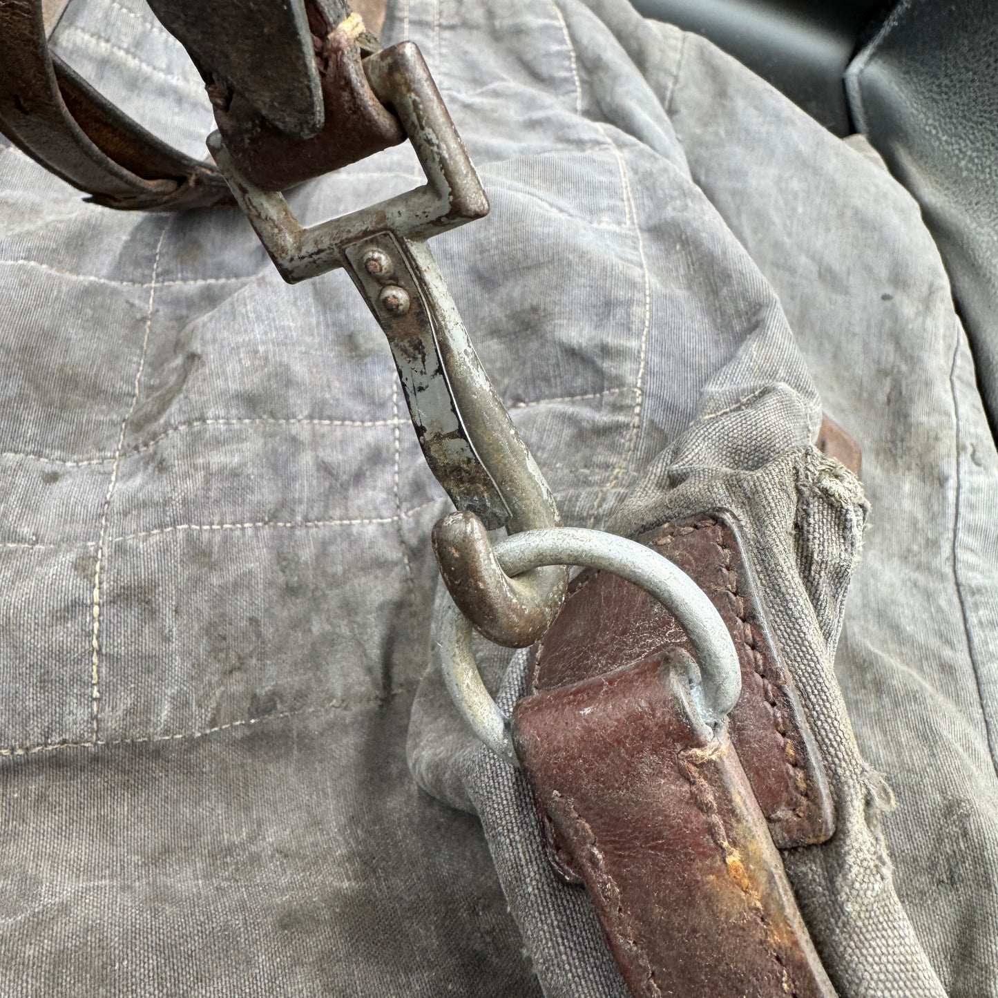 WW2 original artifact – Luftwaffe Rücksack – interior page