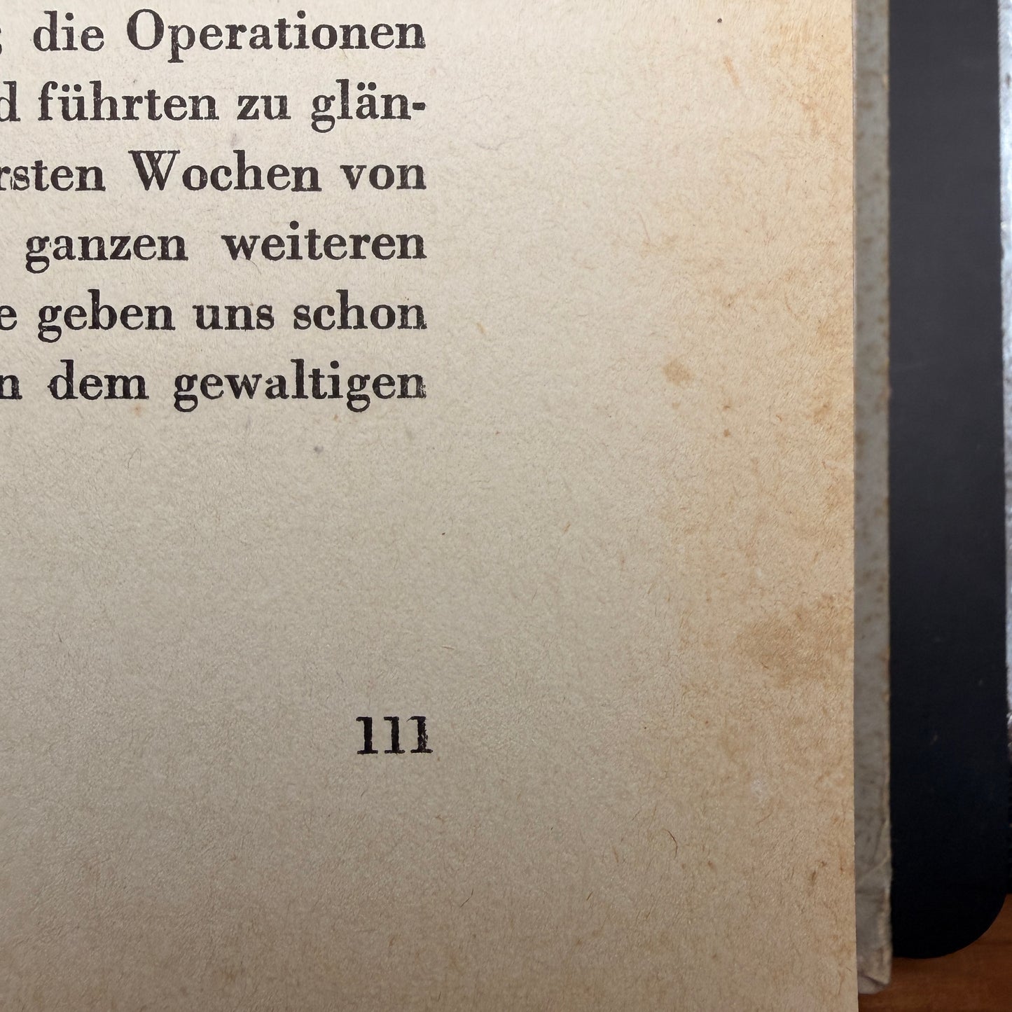 WW2 original artifact – Kampf auf den Meeren 1942 – interior page