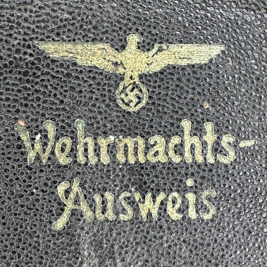 WW2 original artifact – Wehrmachts Ausweis – interior detail