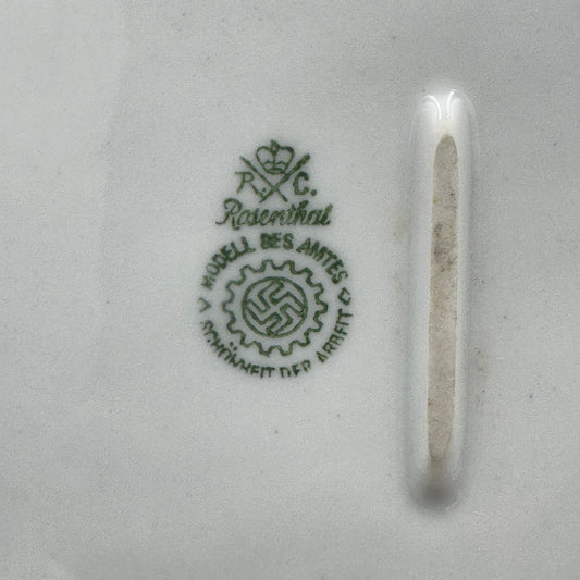 WW2 original artifact – Meat platter DAF – interior detail