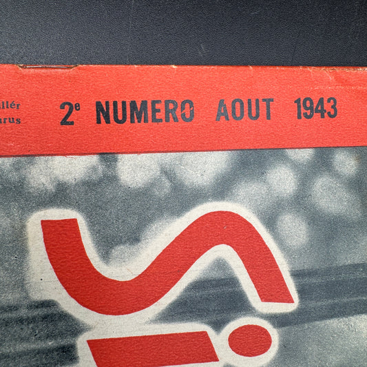 WW2 original artifact – Signal Aug 1943: French edition! – interior detail