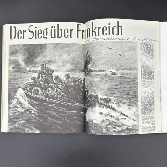 WW2 original artifact – Die Wehrmacht - Dokumentation.39/40 – interior detail