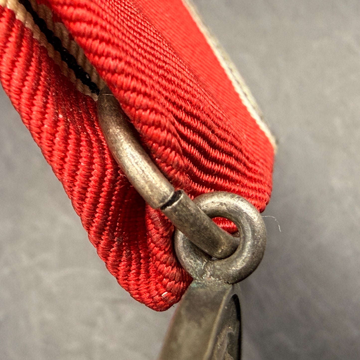 WW2 original artifact – Anschluss Medal (Austria Annexation) with Original Ribbon – interior page