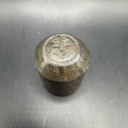 WW2 original artifact – RARE!! German Eagle Embossing Die (Prägestempel) – interior detail