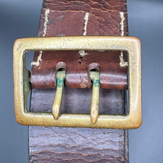 WW2 original artifact – Zweidorn belt size 118cm – interior detail