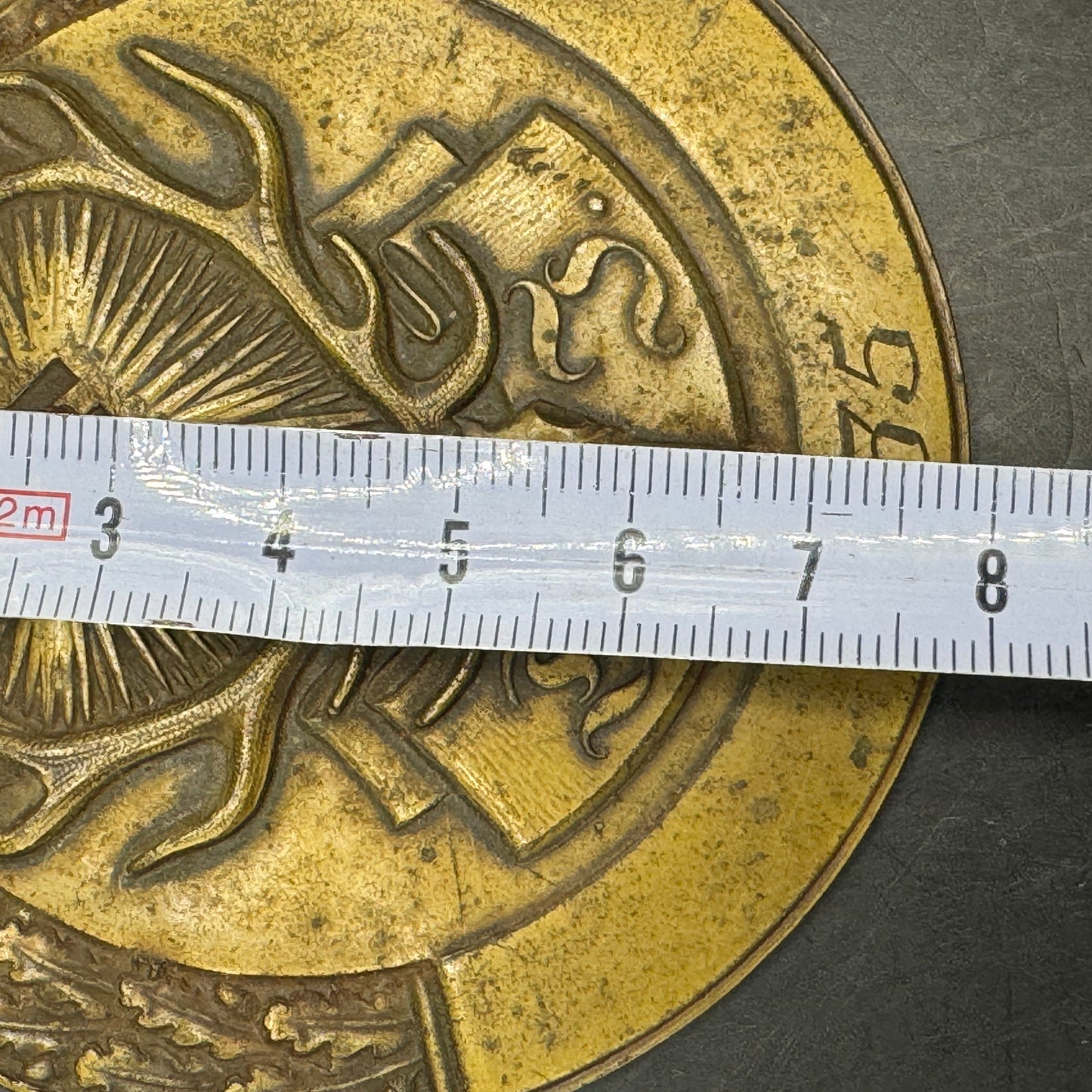 WW2 original artifact – 1935 German Hunting Association Plaque – interior page