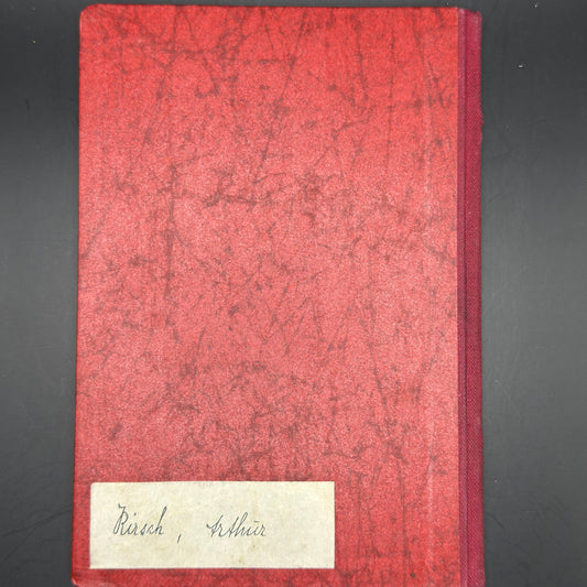 WW2 original artifact – German Labour Front member book – interior detail