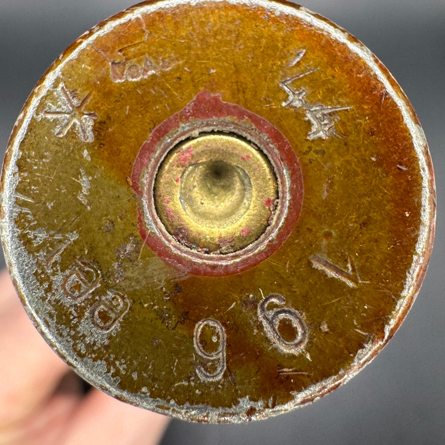 WW2 original artifact – 20mm FLAK High-Explosive Round with Dissected Tracer – interior page