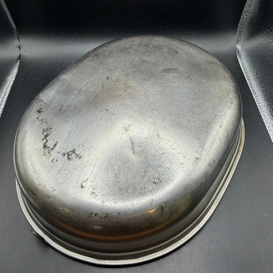 Bottom view showing wartime wear on WWII mess kit