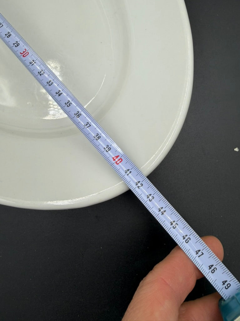 Size reference large Luftwaffe porcelain platter approximately 42 cm