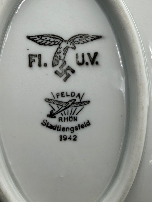 Reverse base marking Luftwaffe Fl.U.V. Rhön Stadtlengsfeld 1942