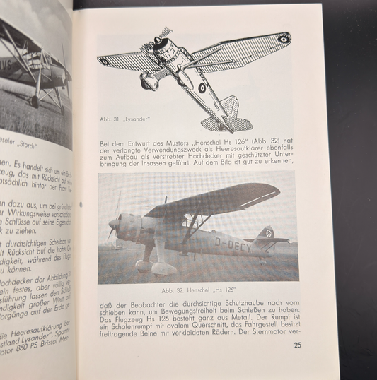 WW2 original artifact – Das Erkennen von Flugzeugen – interior detail