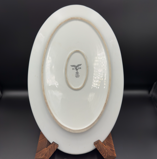 WW2 original artifact – Meat platter Luftwaffe 1941 – interior detail