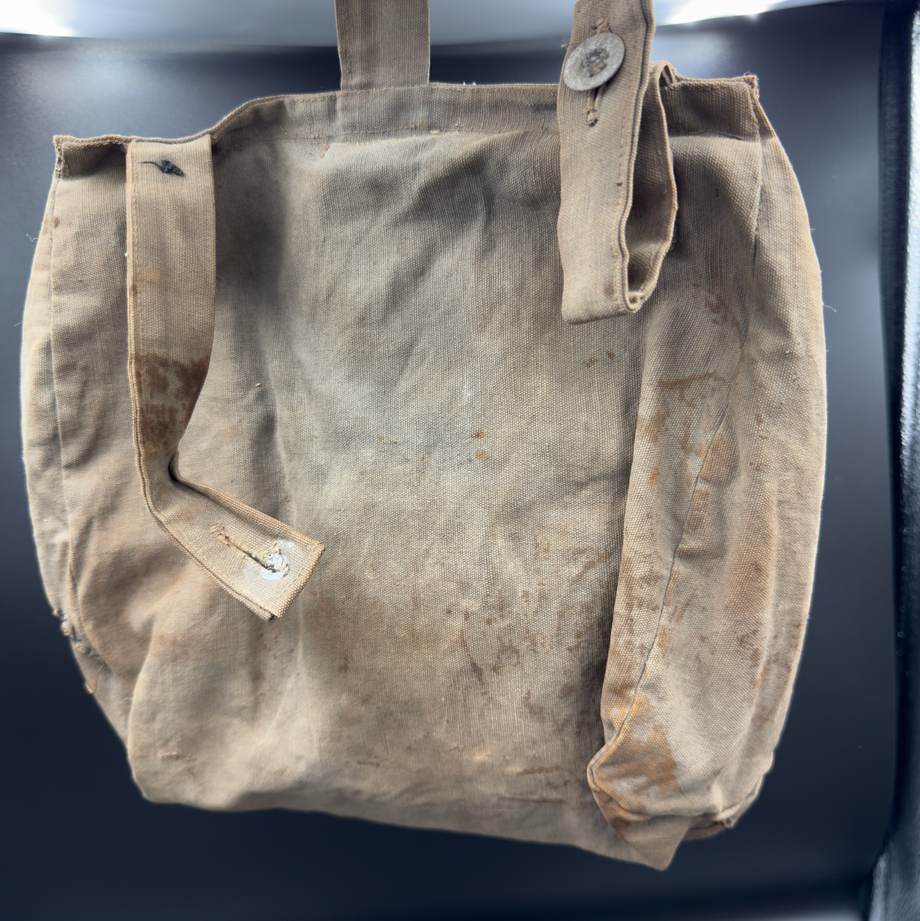 WW2 original artifact – Hitler Jugend Bread bag – interior page