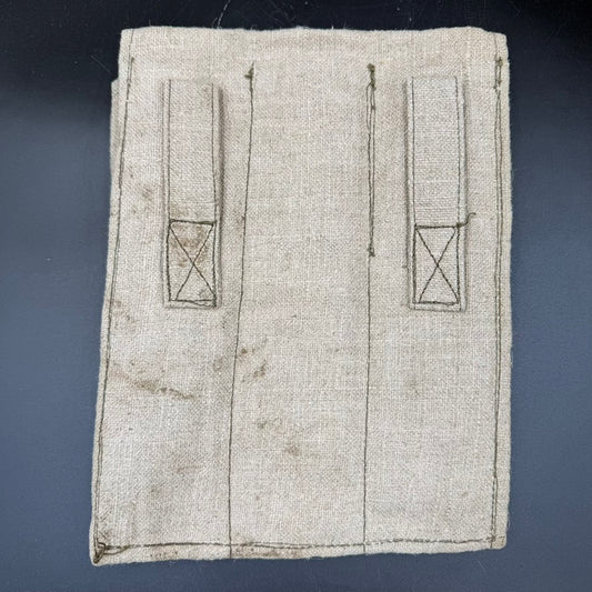 Rear view of WWII Soviet PPSh-41 ammo pouch showing belt attachment loops