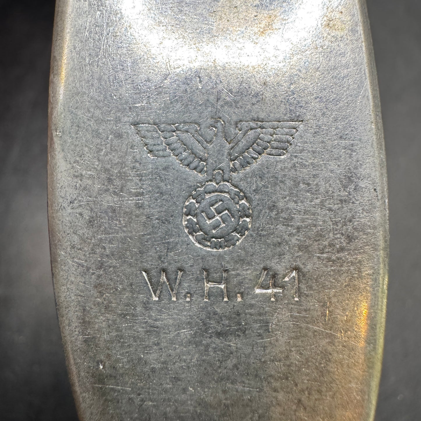 WW2 original artifact – Six Wehrmacht Forks WH 1941 – interior page