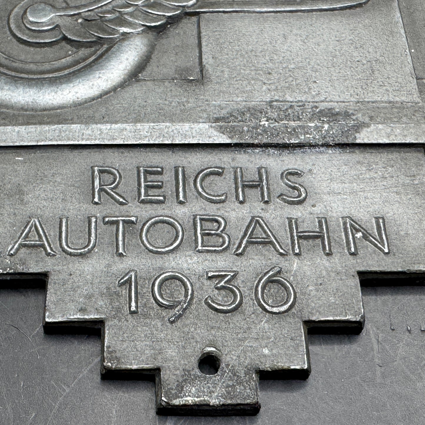 WW2 original artifact – First 1000 Kilometers Of The Autobahn Plaque By B.H. Mayer – interior title page