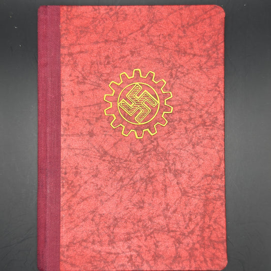 WW2 original artifact – German Labour Front members book – AxisArtifacts