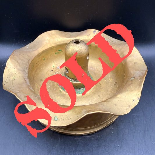 WW2 original artifact – Original WW2 British 25-Pounder Shell Base Trench Art Ashtray (1943) – AxisArtifacts