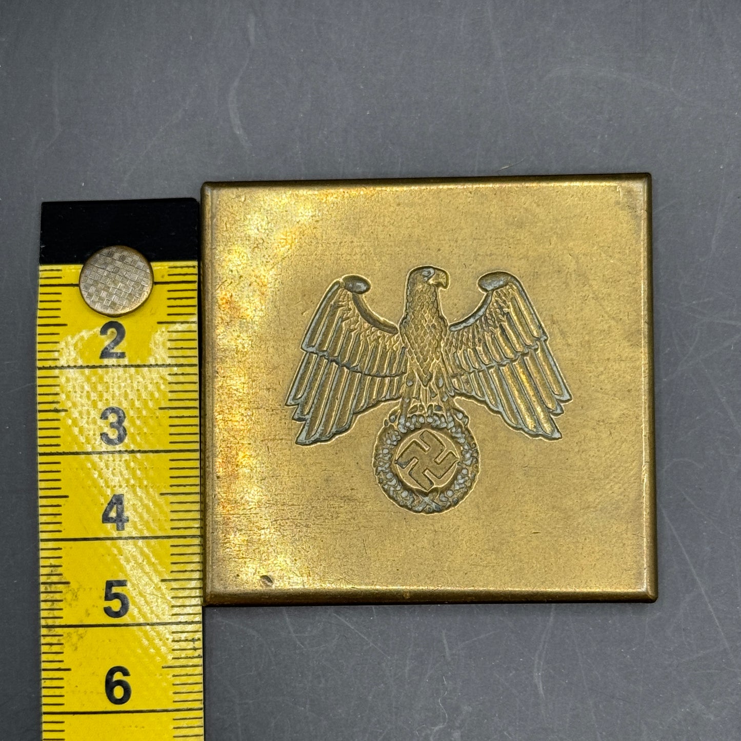 WW2 original artifact – Reichsadler wax seal stamp – interior page