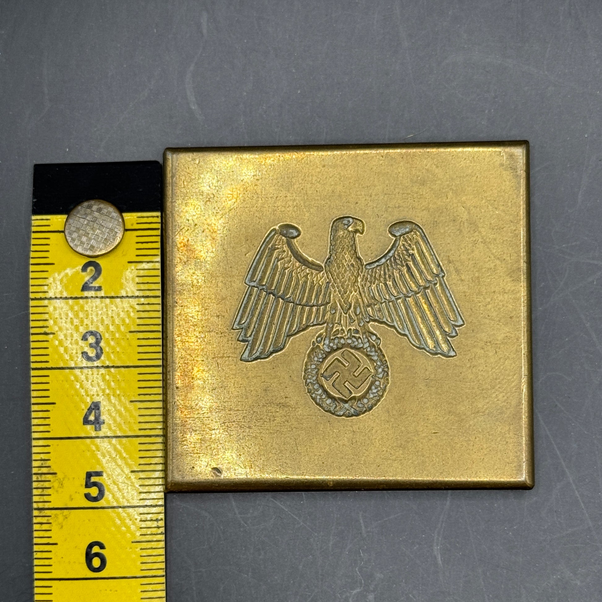 WW2 original artifact – Reichsadler wax seal stamp – interior page