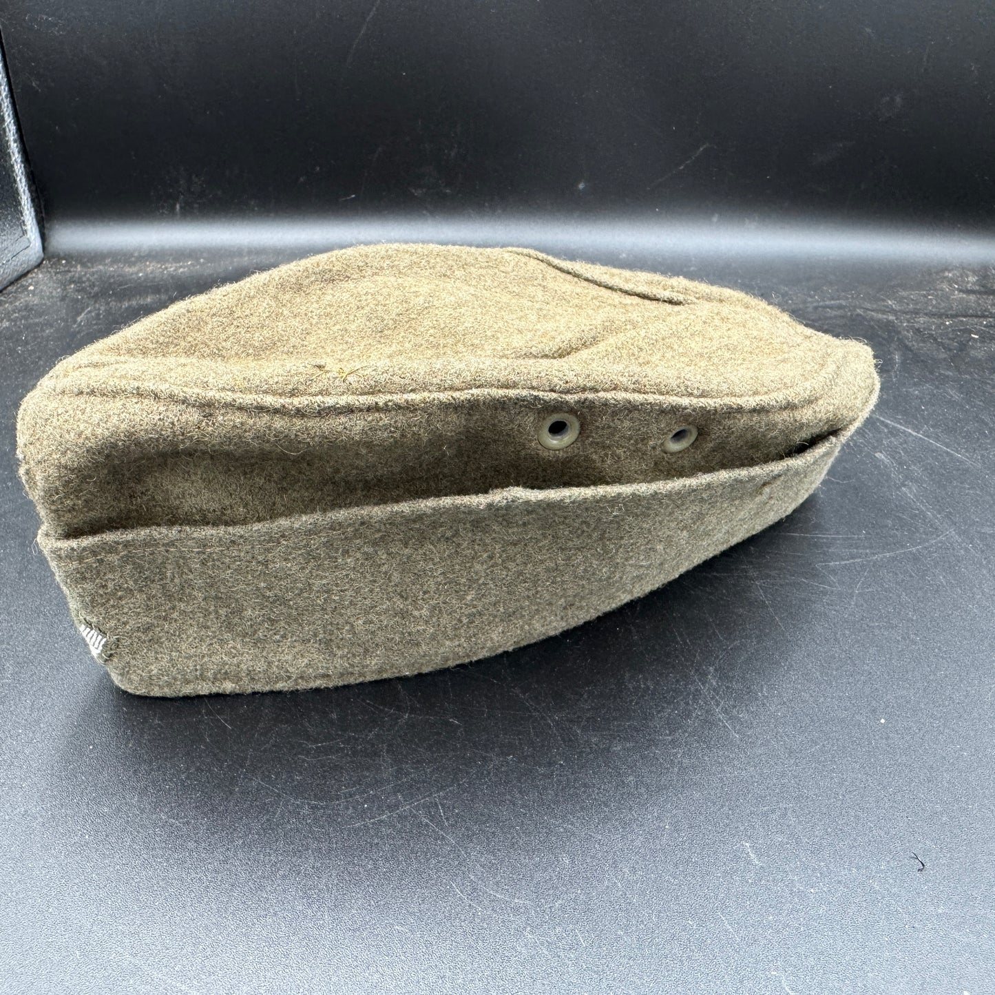 WW2 original artifact – RAD EM/NCO's overseas cap – interior title page