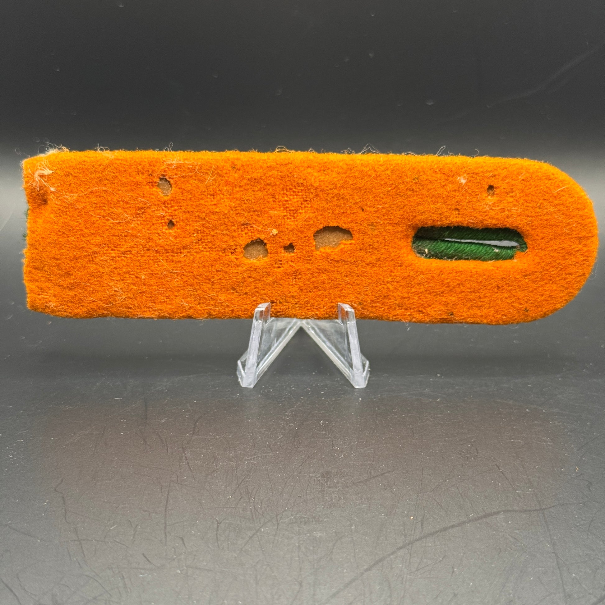 WW2 original artifact – German Police shoulder board – interior detail