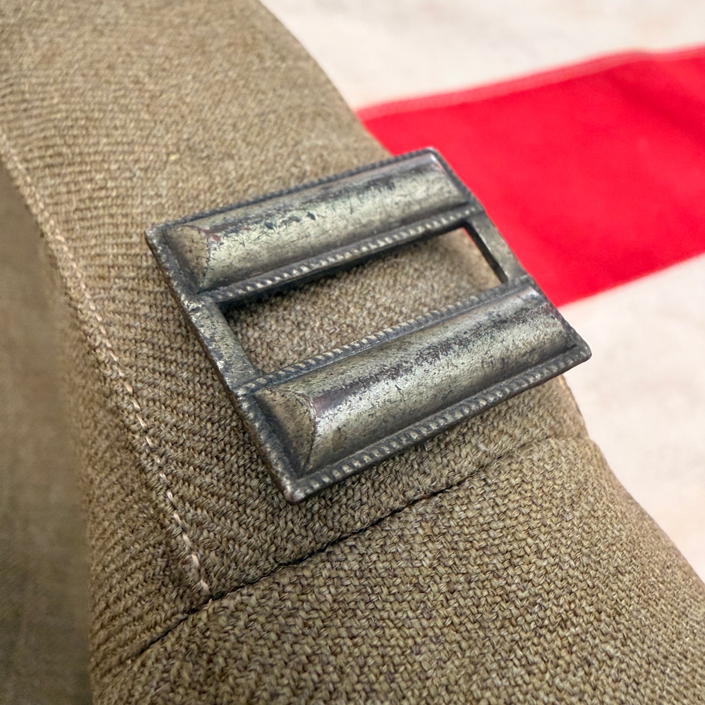 WW2 original artifact – WWI U.S. Army Ordnance Officer Tunic – 1st Lt., 4 Campaign Stars, Overseas – interior page