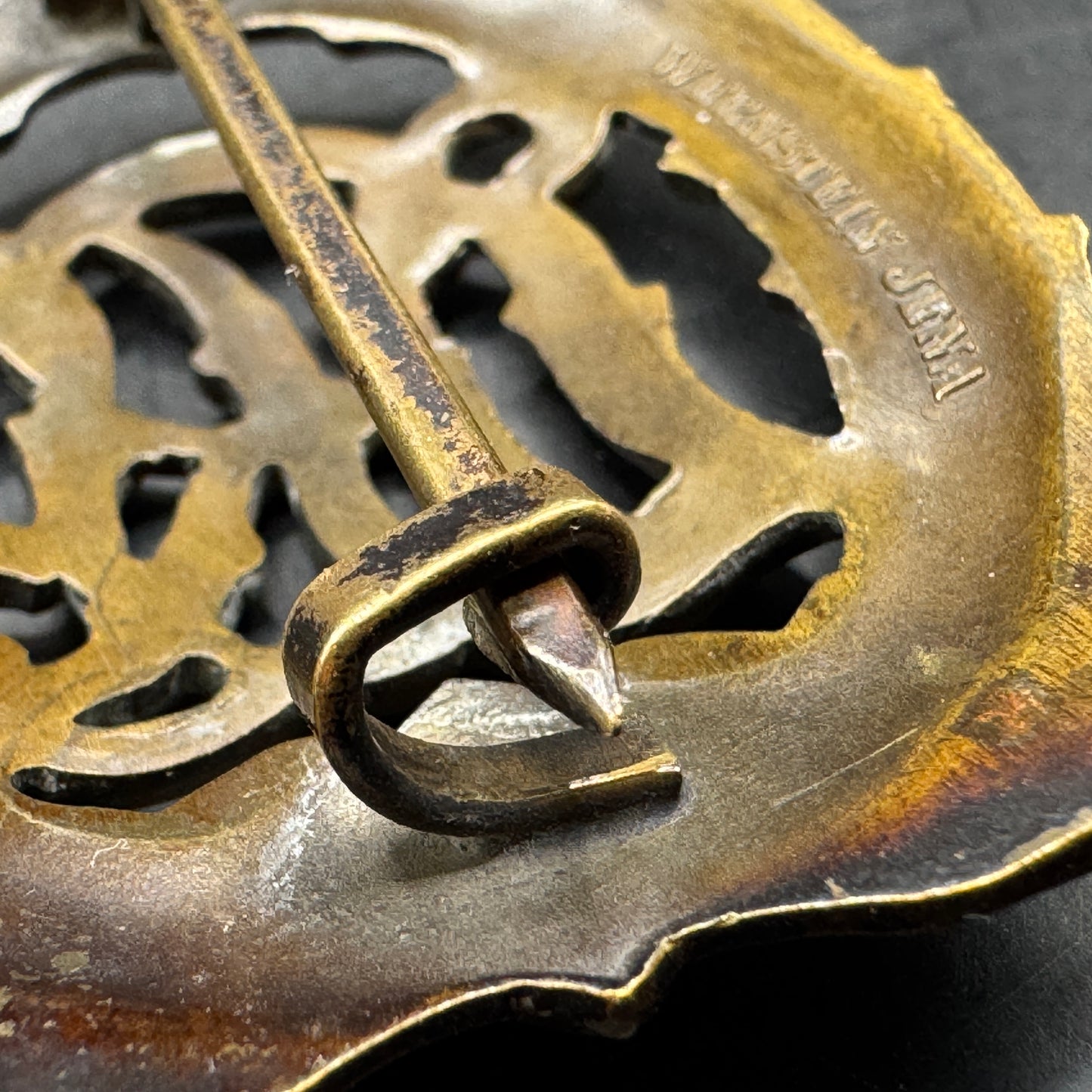 WW2 original artifact – DRL Deutsches Reichsabzeichen für Leibesübungen in bronze – interior page
