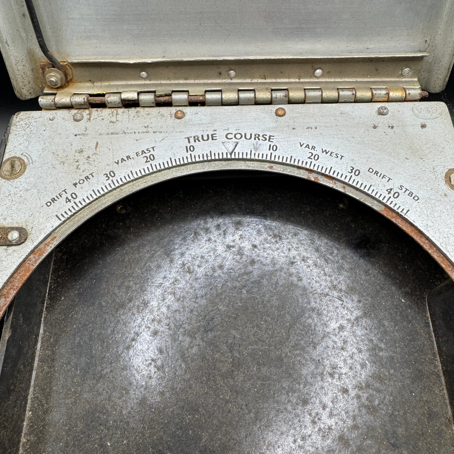 WW2 original artifact – British WW2 RAF Navigation Computor MK III D – interior page