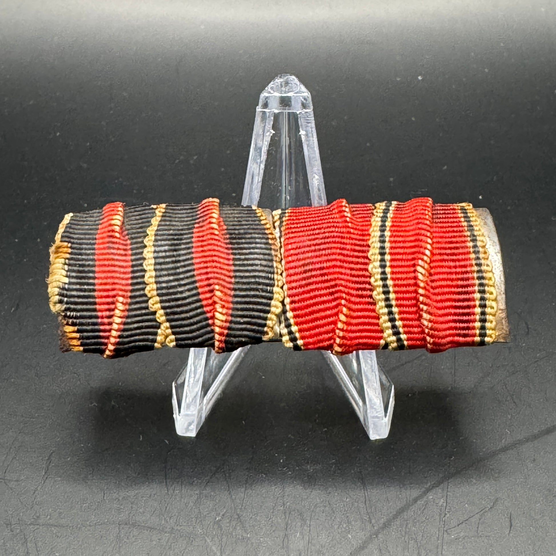 WW2 original artifact – German 2 Position Ribbon Bar (KvK2, Anschluss) – AxisArtifacts