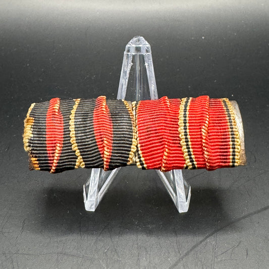 WW2 original artifact – German 2 Position Ribbon Bar (KvK2, Anschluss) – AxisArtifacts
