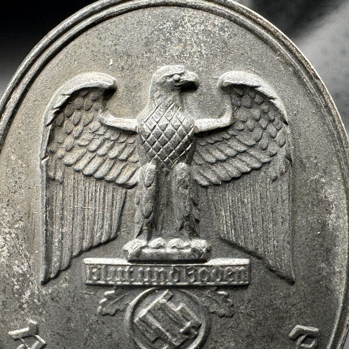 WW2 original artifact – Reichsnährstand Ehrenzeichen für 40 Jahre Treue Dienste – interior page