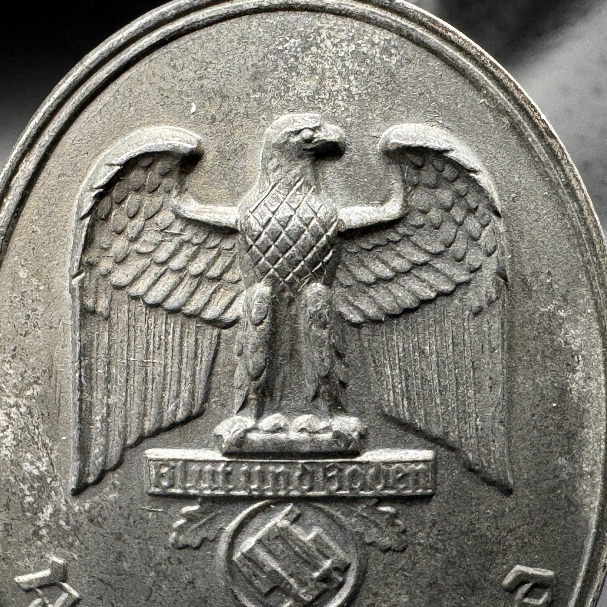 WW2 original artifact – Reichsnährstand Ehrenzeichen für 40 Jahre Treue Dienste – interior page