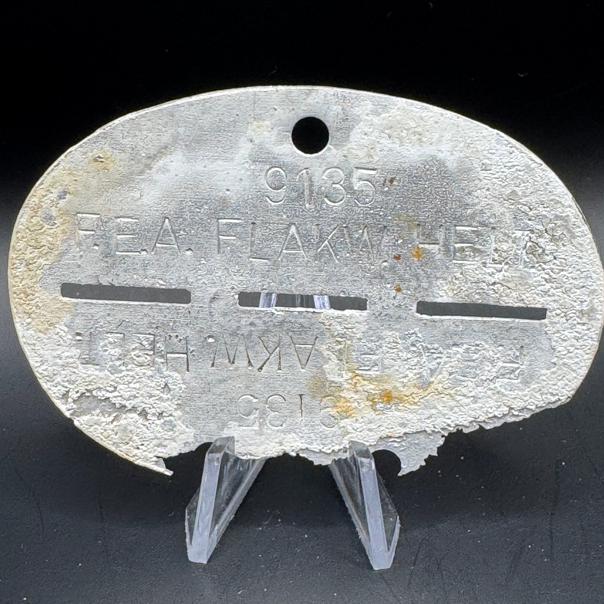 WW2 original artifact – EKM Flak Ersatz Abteilung Flakwaffen Helferinnen – interior detail