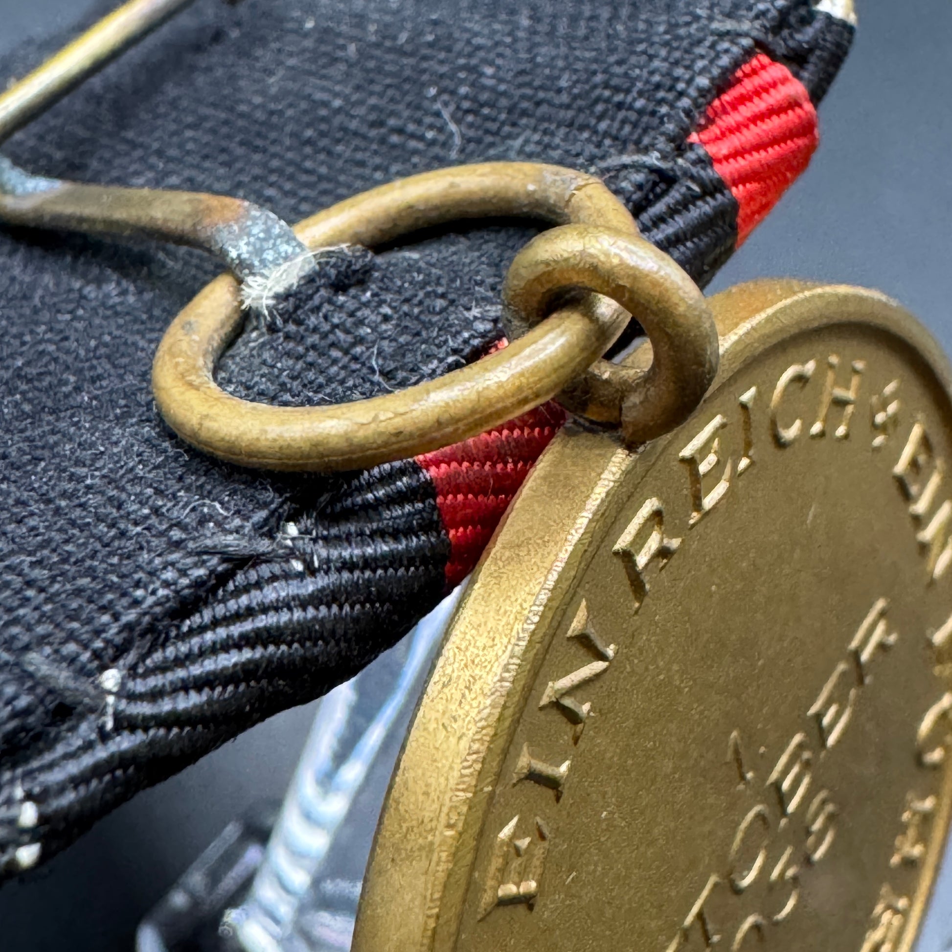 WW2 original artifact – Anschluss einzelspange Sudetenland – interior page