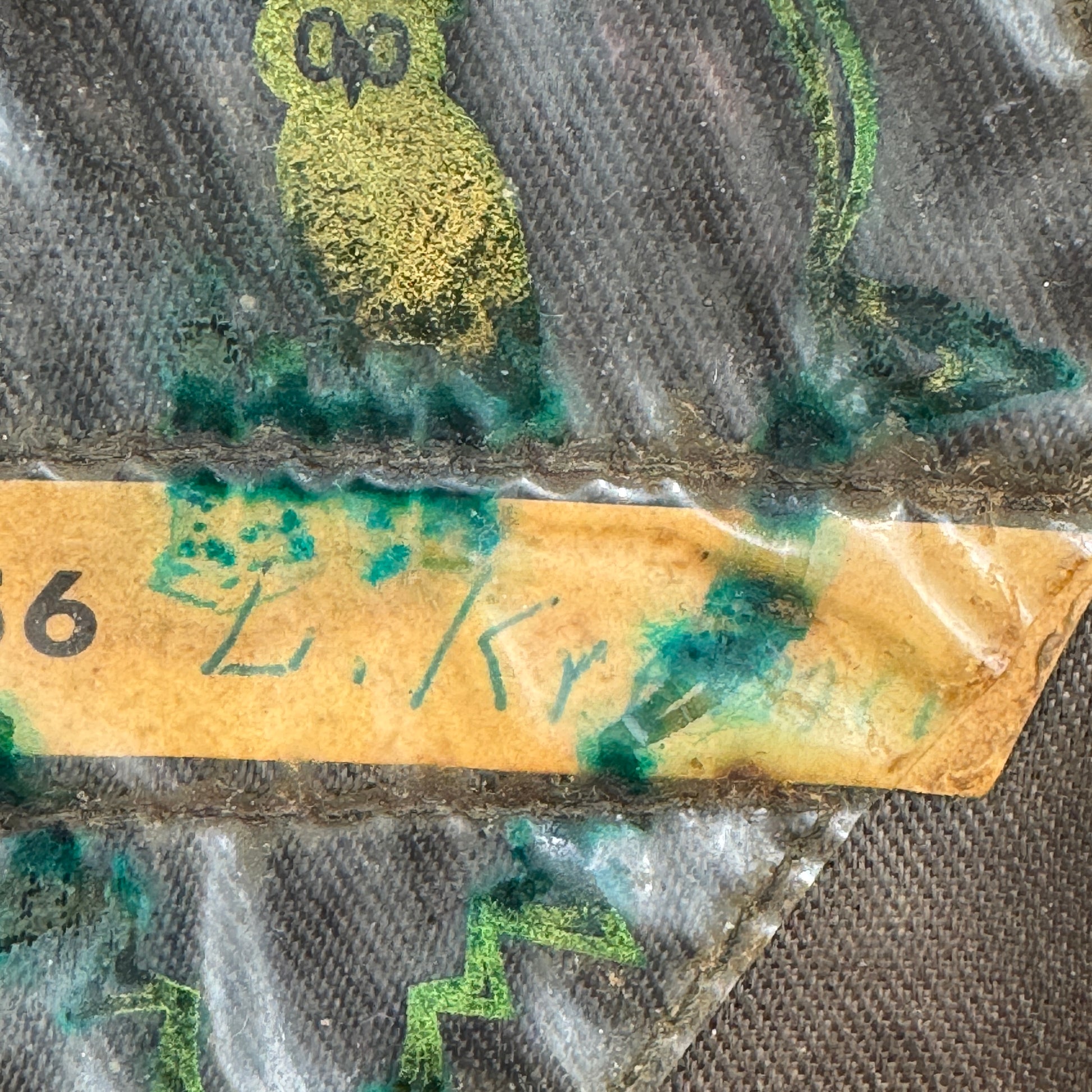 WW2 original artifact – NSKOV cap – interior page