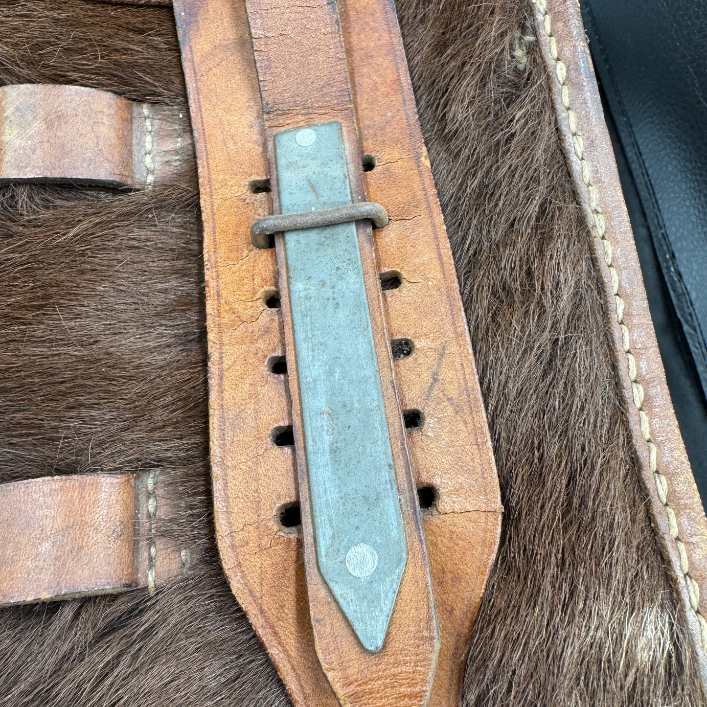 WW2 original artifact – Rare unissued signal troops tornister or Fernsprechtornister marked fuq 1942 – interior page